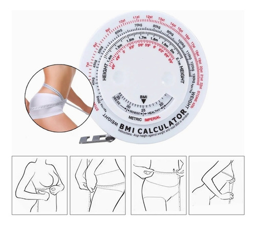4pcs Cinta Nutricional Humana, Índice De Masa Corporal