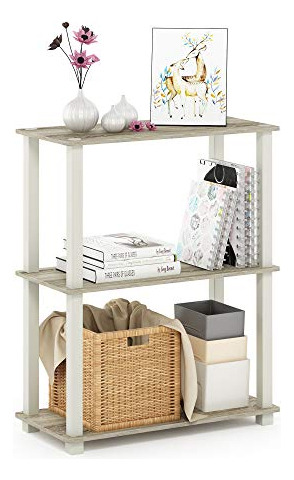 Furinno Turn-s-tube 3-tier Compact Multipurpose Shelf Displa