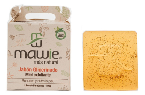 Jabon Mawie Glicerinado Miel Exfoliante