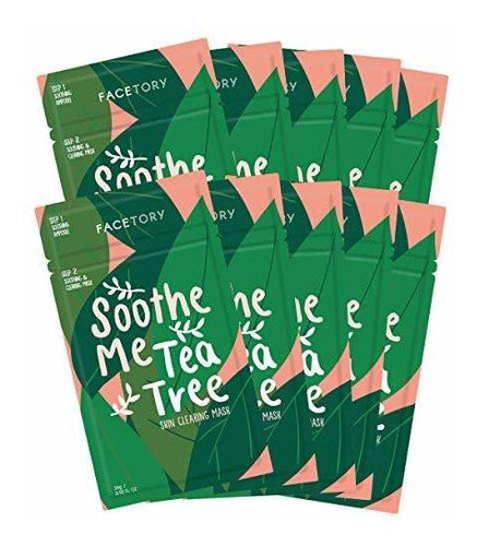 Mascarillas - Facetory Soothe Me Tea Tree 2-step Sheet Mask 