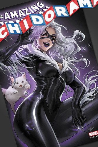 Comic - Amazing Spider-man #34 Leirix Sexy Black Cat Variant