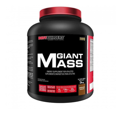 Hipercalórico Bodybuilders Giant Mass - Chocolate - 3kg