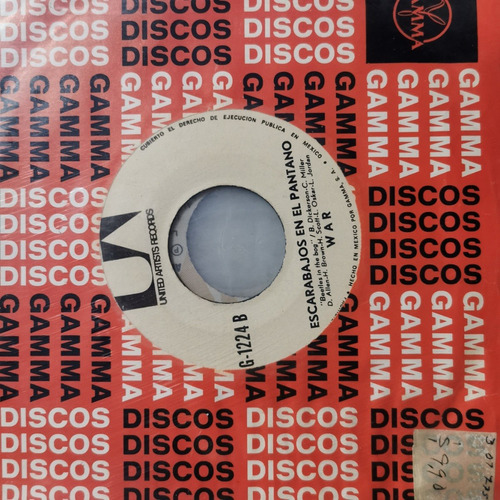 Disco 45 Rpm: War, Escarabajos En El Pantano