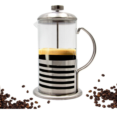 Cafetera Francesa A Embolo De Vidrio 600ml Full