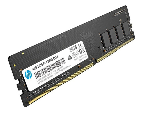 Memoria Ram Hp V2, 4gb Ddr4, 2666 Mhz, Pc4-21300, 1.2v