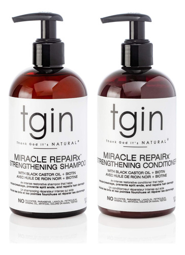 Tgin Miracle Repairx Champ Fortalecedor Y Acondicionador Duo