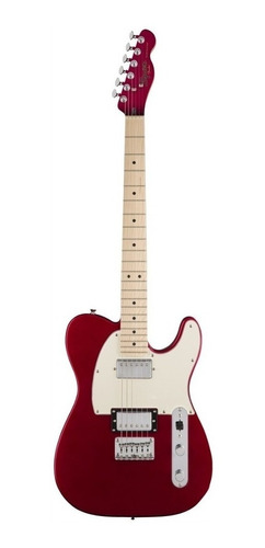 Guitarra eléctrica Squier by Fender Contemporary Telecaster HH de álamo dark metallic red brillante con diapasón de arce