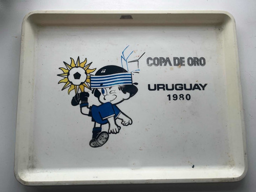 Bandeja De Copa De Oro Uruguay 1980