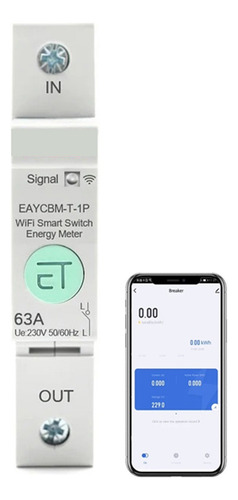 Disyuntor Inteligente Con Wifi, Interruptor De Relé De