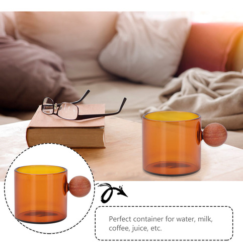 Vaso De Jugo Resistente Al Calor De Vidrio Con Alto Contenid