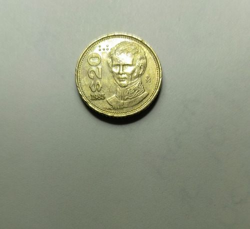 Moneda De 20 Pesos 1985 Victoria