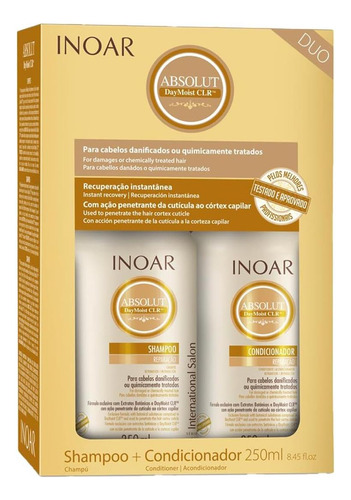 Inoar - Conjunto De Shampoo E Condicionador Absolut Daymoist