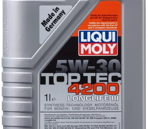 Liqui Moly Top Tec 4200 5w30 Aceite Sintetico 1lt Check Oil