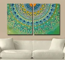 Comprar Díptico Mandala - Pintado A Mano Diseño Original- 100x60cm