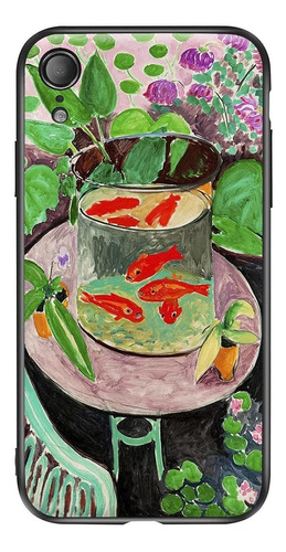 Funda Para iPhone XR 6.1 Tpu Pc Pintura Matisse + Protector