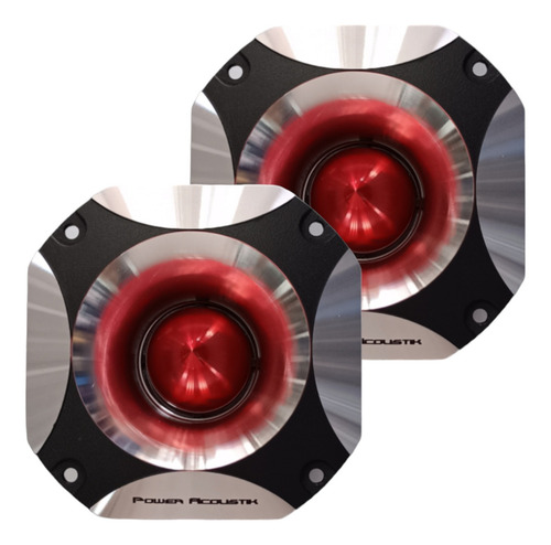 Tweeters Para Open Show Power Acoustik Prt-34 350w 4.5 PLG Color Negro