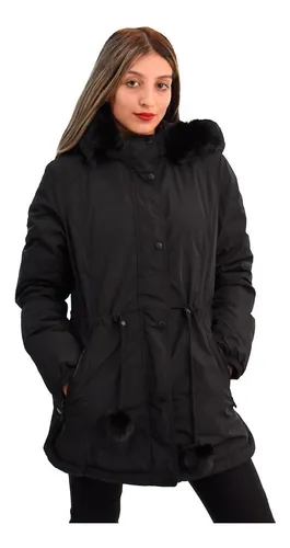 Parka Mujer Campera Gabardina Importada Premium Con Piel