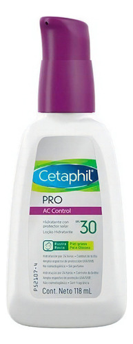 Loção Hidratante Facial Cetaphil Pro Ac Control - 118ml Full