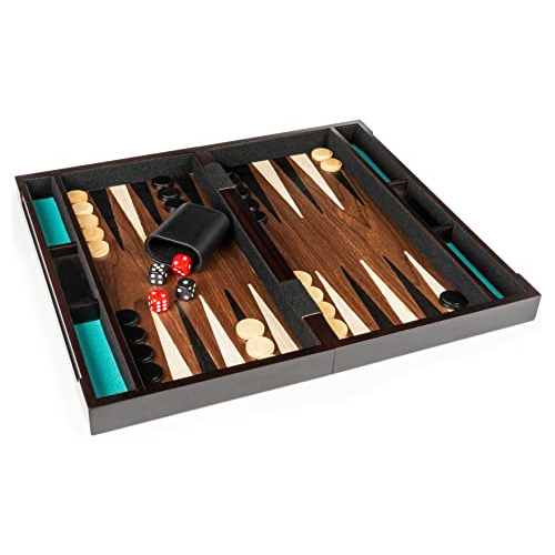 Spin Master Games Legacy Deluxe Wooden Backgammon Mld2x