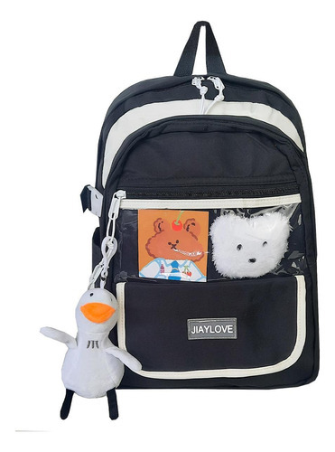 Mochila Bolsa Feminina Escolar Fofa Linda Kawaii Impermeável