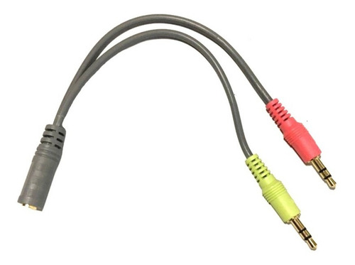 Cable Adaptador Ps4 Plug Hembra 4 Polos A 2 Plug Macho