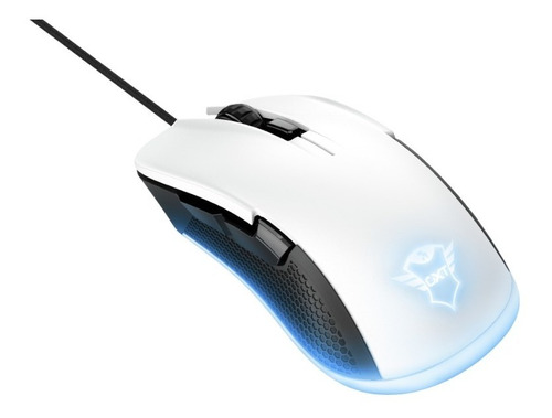 Mouse Gamer Trust Ybar Gxt922w 7200dpi 6 Botones Blanco Rgb