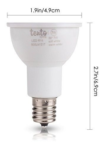 Lighting E17 5w 120v Base Intermedia Lampara Mesa Lectura