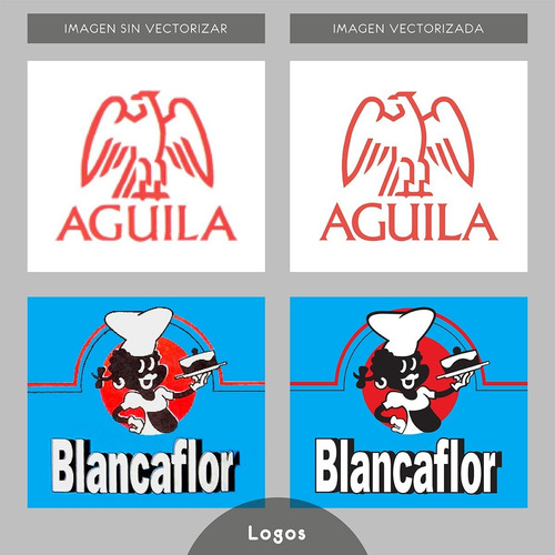 Imagen 5 de 8 de Vectorizo Tu Diseño / Servicio De Vectorización