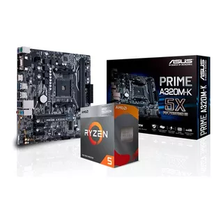 Kit De Actualizacion Gamer Ryzen 5 4600g + Mb A320m-k