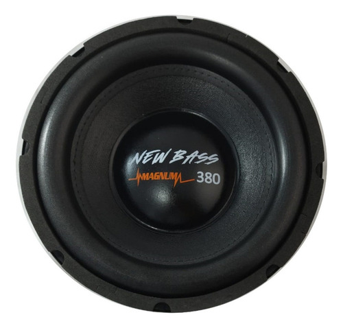 Falante Sub Magnum 10 Pol New Bass 380w Grave 4 E 4+4 Ohms Cor Preto