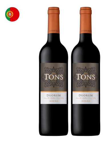 Kit 2 Vinhos Tons De Duorum Tinto Portugal 750ml