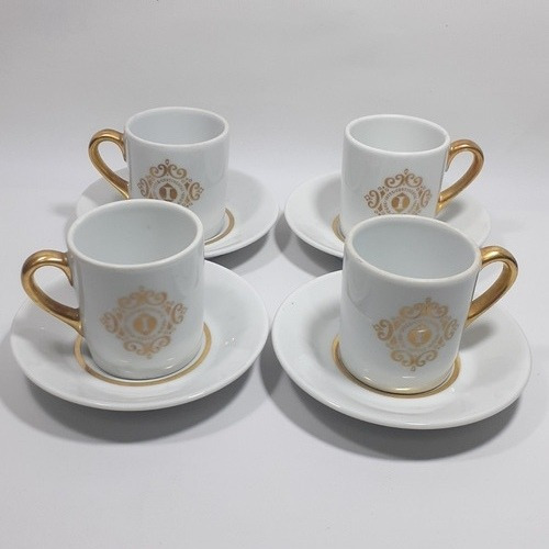 Tazas Hotel Inter Continental Fina Porcelana Bavaria (Usado)