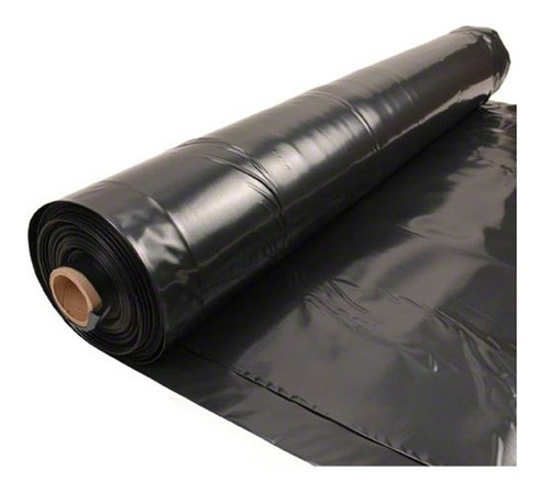 Polietileno Film Negro Nylon 200 Mic - Rollo 150m2 Ancho 3m