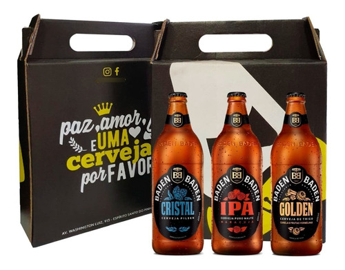 Cerveja Baden Baden Com Caixa De Presente Kit