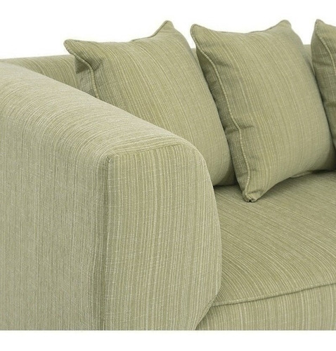 Seccional Metropolis Derecho Chenille Verde/ Muebles América