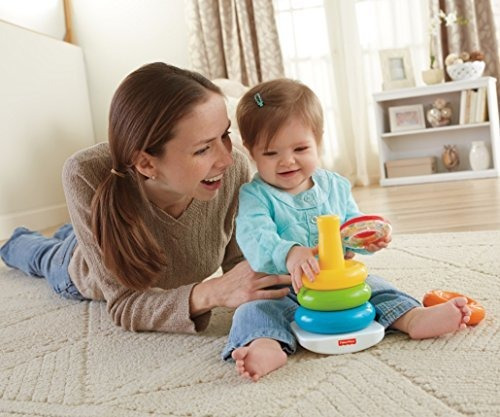 Paquete De Fisher-price Rock-a-stack Y Baby's First Blocks [