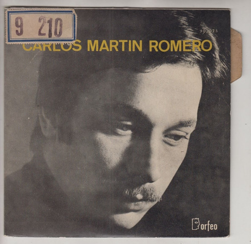 1976 Simple Vinilo Carlos Martin Romero C/tapa Uruguay Orfeo