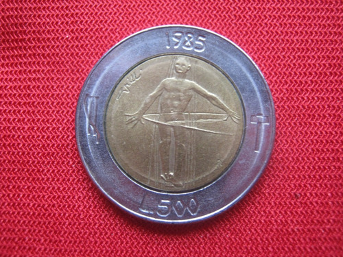 San Marino 500 Liras 1996 Bimetálica 