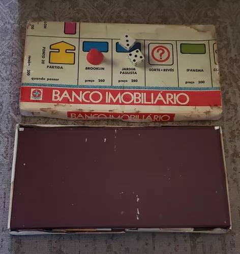 Jogo Banco Imobiliário - Década de 80 (Estrela) - Shopping Máquina do Tempo