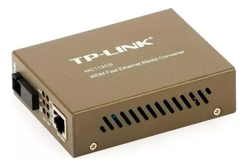 Convertidor De Medio Wdm Tp-link Mc112cs Fibra S M Sc 20km