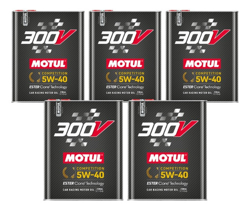 Kit Motul 300v Competition 5w-40 10 Litros