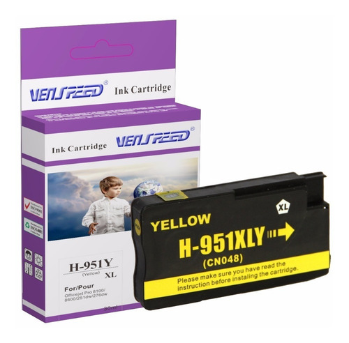 Cartucho Compatible Hp 950 Xl 951 Xl Negro Y Colores