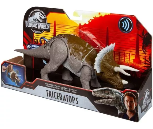 Dinossauro Jurassic World Ruge C/ Som Cryolophosaurus Mattel