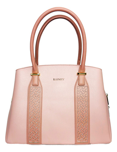 Bolsa De Mano Mujer Rosa Con Asa Para Colgar Rosa Lisa Oro Rosa