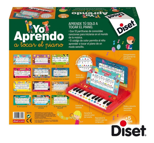 Imagen 2 de 3 de Yo Aprendo A Tocar El Piano Juego Educativo Juguete