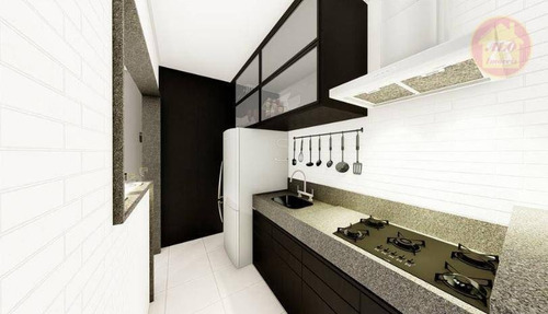 Apartamento À Venda, 46 M² Por R$ 227.000,00 - Caiçara - Praia Grande/sp - Ap5119