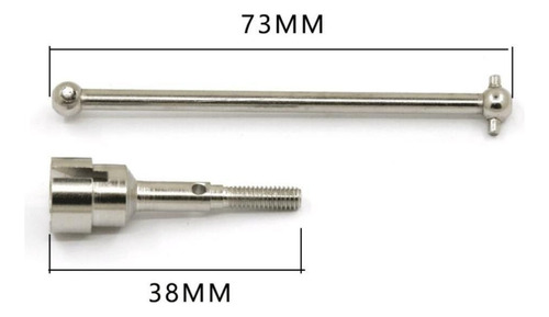 4x Rc Car Drive Shaft Dogbone Set Apto Para Wltoys 104001