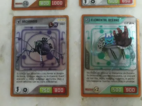 Invizimals Cartas, Cards, Son Transparentes (Usado)