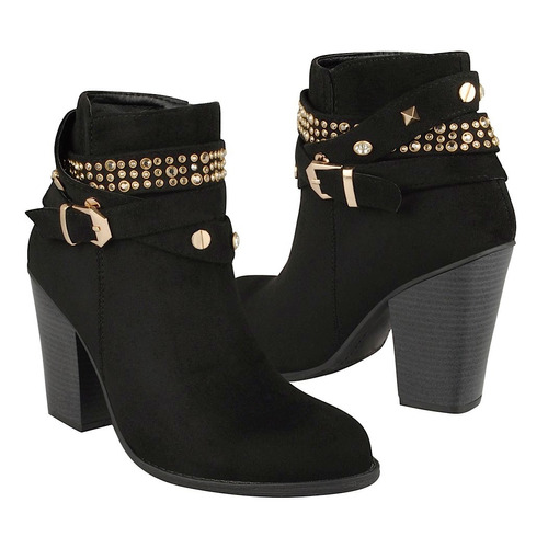 Botas Stylo 5100 Suede Negro 