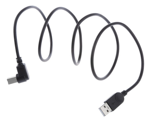 . Cable De Impresora De Ángulo Izquierdo 90 Usb2.0 Macho A